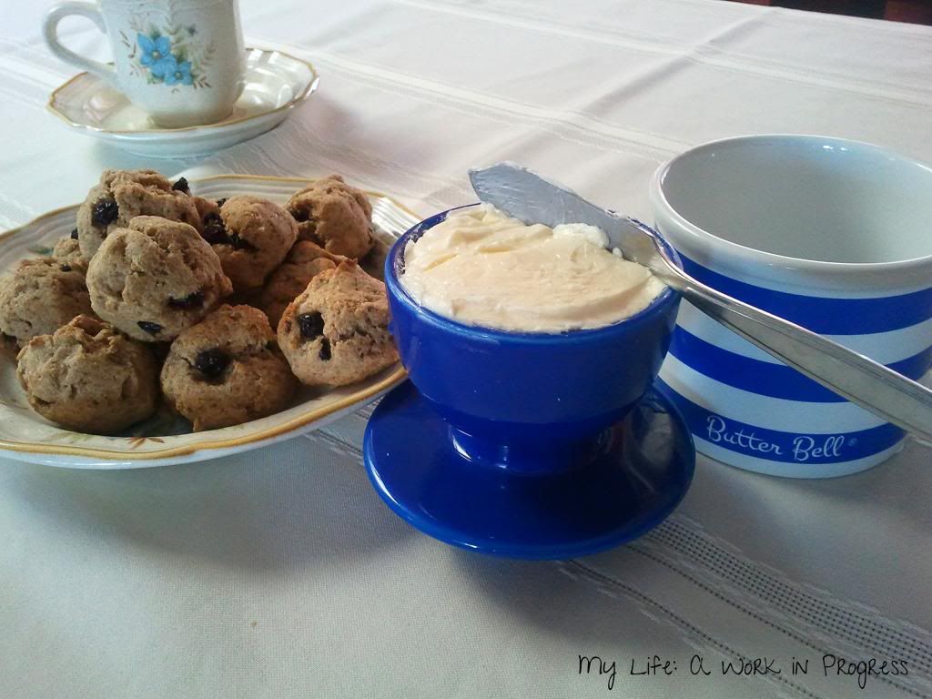 Butter Bell crock review & mini scone recipe on My Life A Work in Progress